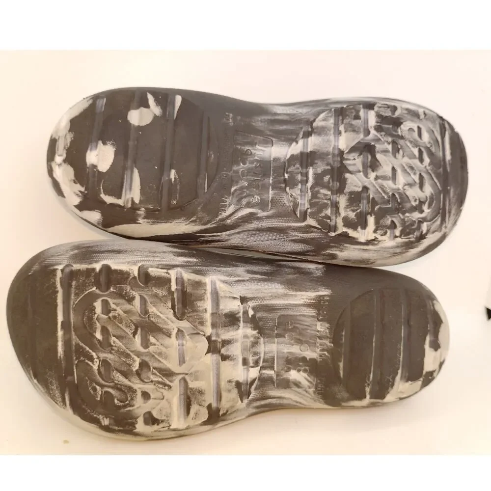 Justice Sport Boys Camo Clogs - Black & Gray - Size 13Y